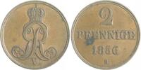 Braunschweig und Lüneburg - Hannover 2 Pfennige Georg V. 1851-1866 -