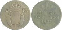 Hessen - Kassel 1 Guter Pfennig Wilhelm II. 1821-1831 -