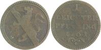Bamberg - Bistum 1 Pfennig Adam Friedrich Graf v. Seinsheim 1757-1779 -