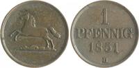 Braunschweig und Lüneburg - Braunschweig,Herzogtum 1 Pfennig Wilhelm 1831-1884 -