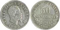 Italien 50 Centesimi Vittorio Emanuele II. 1861-1878 -