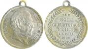 Personen versilberte Medaille Otto von Bismarck, a.s. 80. Geburtstag -