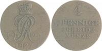 Braunschweig und Lüneburg - Hannover 4 Pfennig Georg IV. 1820-1830 -