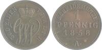 Schaumburg-Lippe 1 Pfennig Georg Wilhelm 1807-1860 -
