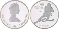 Kanada 20 Dollar Olympische Winterspiele in Calgary 1988 - Skiabfahrt -