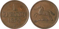Braunschweig, Herzogtum 1 Pfennig Wilhelm 1831-1884 -