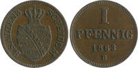 Sachsen-Altenburg Pfennig Ernst 1853-1908 -