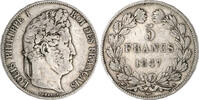 Frankreich 5 Francs 1847 A - Paris Louis Philippe I. 1830-1848 s-ss 234.28 元 含税 ＋  142.24 元 运费