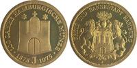 Hamburg Bronzemedaille 100 Jahre Hamburgische Münze -