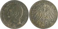 Baden 3 Mark Friedrich II. 1907-1918 -