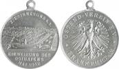 Frankfurt Aluminiummedaille a.d. Einweihung des Osthafens -