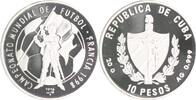 Kuba 10 Pesos Fußball WM 1998 in Frankreich - Jeanne d´Arc -