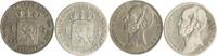 Niederlande Lot von 2 Stücken: 1 Gulden Willem II. 1840-1849 -