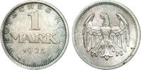 Weimarer Republik 1 Mark 1925 A ss+ 150.61 元 含税 ＋  142.24 元 运费