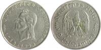 Drittes Reich 2 Reichsmark Friedrich von Schiller -