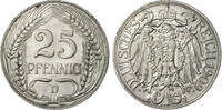 Kaiserreich 25 Pfennig 1909 D ss 66.94 元 含税 ＋  142.24 元 运费