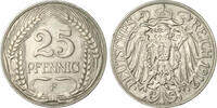 Kaiserreich 25 Pfennig 1912 F ss+ 66.94 元 含税 ＋  142.24 元 运费