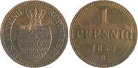 Sachsen-Altenburg 1 Pfennig Ernst 1853-1908 -