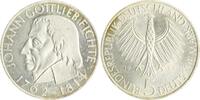 Bundesrepublik Deutschland - BRD 5 Deutsche Mark (DM) Johann Gottlieb Fichte -