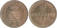 Sachsen-Weimar-Eisenach 2 Pfennig Carl Alexander 1853-1901 -