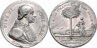 Italien-Kirchenstaat Zinnmedaille mit Kupferstift (Pius VI. 1775-1799) -