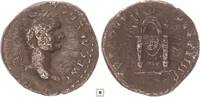 Roman Empire AR denarius Domitian, Pulvinar of Jupiter and Juno, R! -