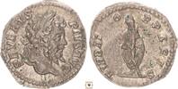 Roman Empire AR denarius Septimius Severus, FVNDATOR PACIS, Emperor holding branch -