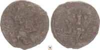 Roman Empire AR denarius Septimius Severus, Trophy, Two captives at base -