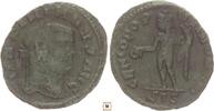 Roman Empire 1/2 follis Galerius Maximianus as Augustus, Genius standing, Siscia -
