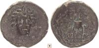 Greek AE 17mm Troas, Facing head of Apollo / Lyre, Alexandria -