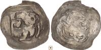 Austria pfennig Friedrich der Schöne, Sphinx mit mütze, Enns -
