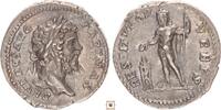 Roman Empire AR denarius Septimius Severus, RESTITVTOR VRBIS, Emperor sacrificing over altar -