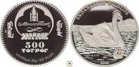 Mongolia 500 tugrik Wildlife Protection - Mute Swan -