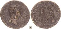 Roman Empire AE sestertius Trajan, SPQR OPTIMO PRINCIPI, Dacia seated in attitude of mourning -