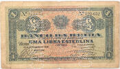 Mozambique 1 libra 1919 Beira  83.67 元 含税 ＋  418.36 元 运费