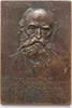 Austria einseitige bronzplakette auf den 80. geburtstag von Dr. Joseph Scholz, -