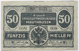 Austria 50 heller Kriegsgefangenlager Mauthausen -