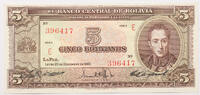 Bolivia 5 boliviano -