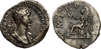Roman Empire AR Quinarius Hadrian, Victory Seated -
