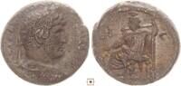 Roman Provincial Tetradrachm Hadrian, Serapis seated -