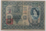 Czechoslovakia 1000 korun Stamped with KOLEK 10K -