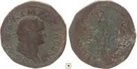 Roman Empire AE dupondius Vespasian, FELICITAS PVBLICA, Felicitas standing -