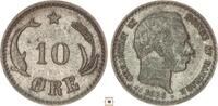 Denmark 10 öre Christian IX., Rare year! -