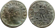 Roman Empire AE follis Licinius I, Genius, Thessalonica -
