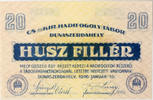 Hungary 20 filler Dunaszerdahely prison camp -