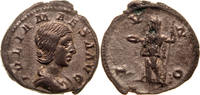 Roman Empire AR Denarius Julia Maesa, Juno standing left -