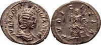 Roman Empire AR denarius Julia Domna, Pudicitia -