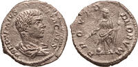 Roman Empire AR denarius Geta as Caesar, Providentia -