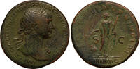Roman Empire AE sestertius ARAB AD Q -