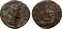 Roman Empire AE sestertius Divus Antoninus Pius, Column Surmounted by statue of Anontinus Pius -